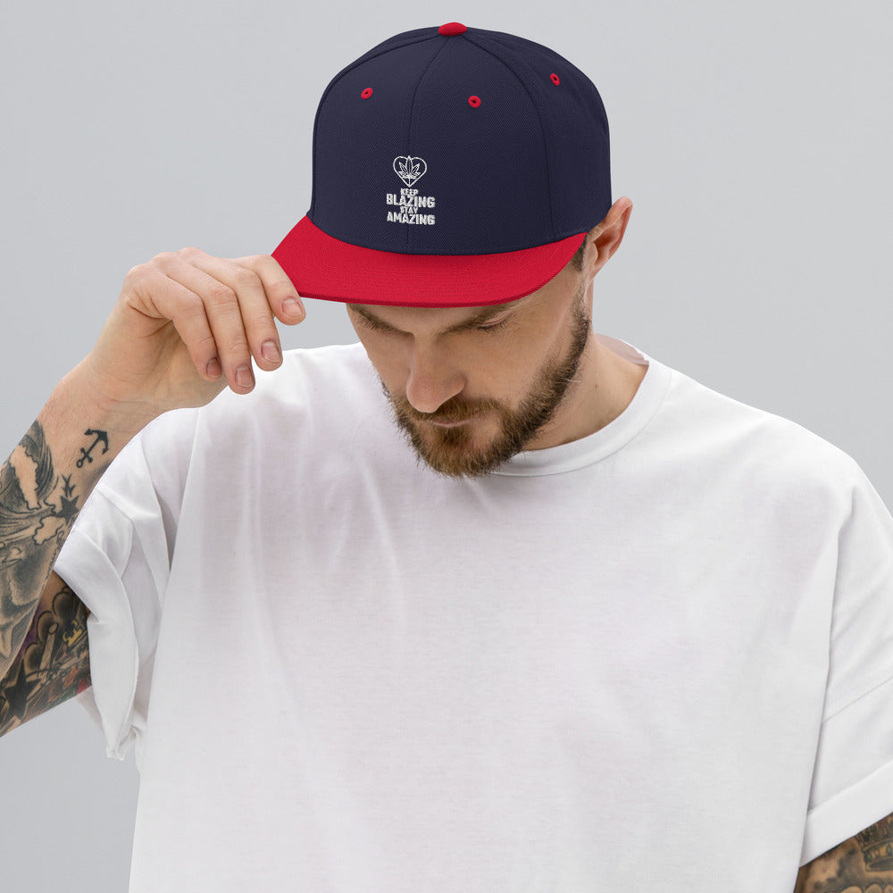 KEEP BLAZING STAY AMAZING- Snapback Hat