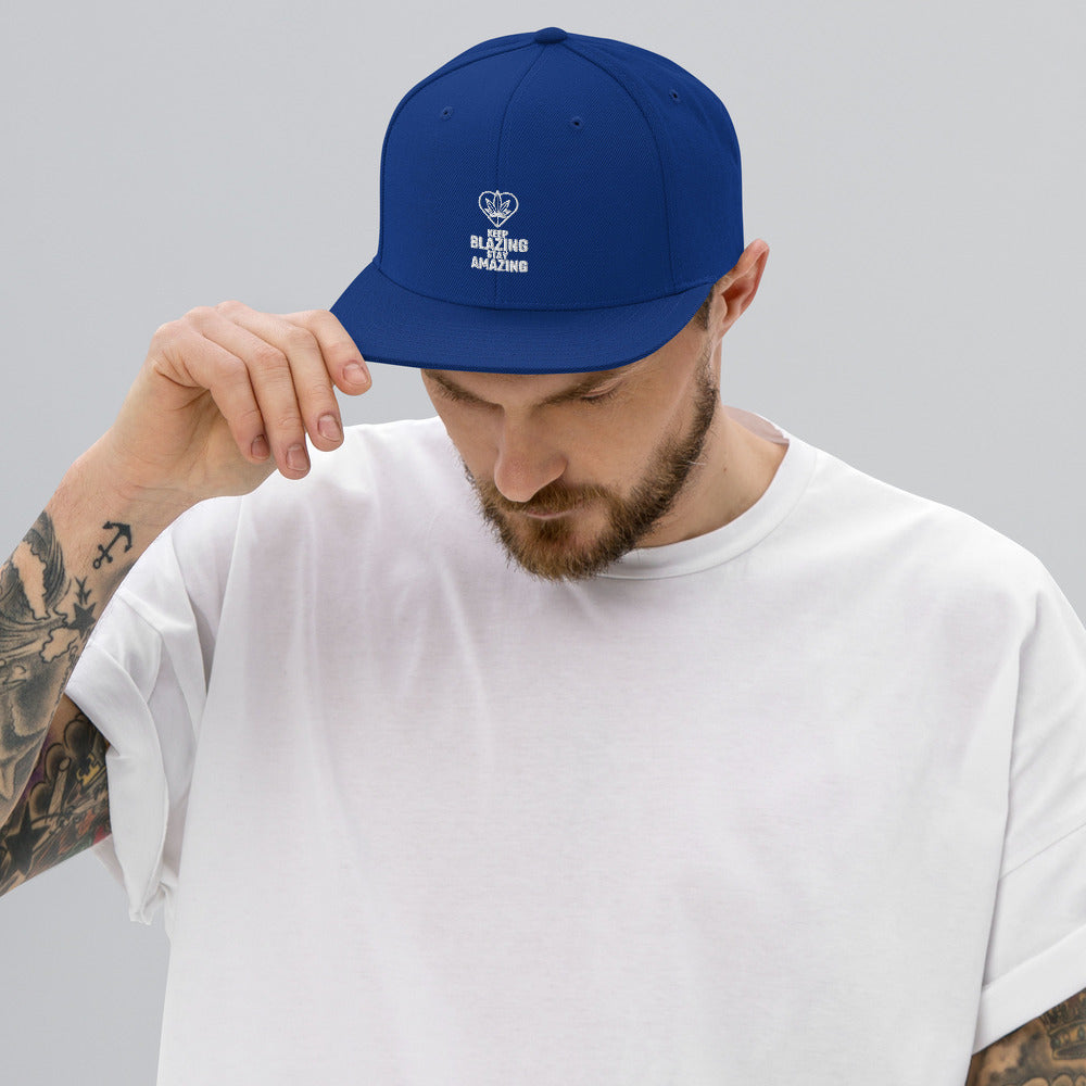 KEEP BLAZING STAY AMAZING- Snapback Hat