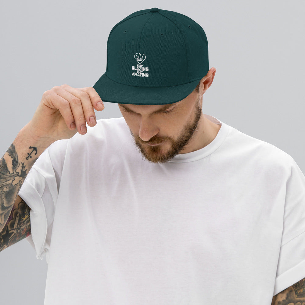 KEEP BLAZING STAY AMAZING- Snapback Hat