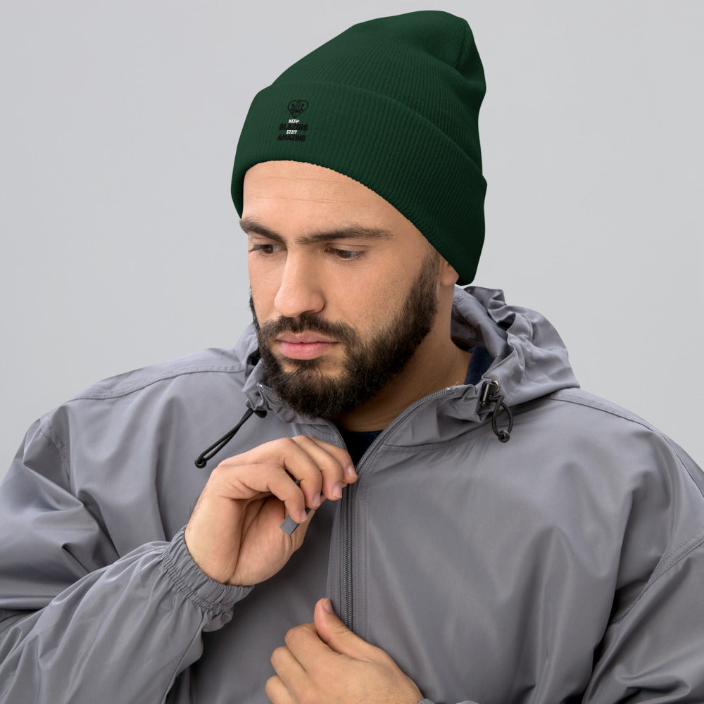 KEEP BLAZING STAY AMAZING- Cuffed Beanie
