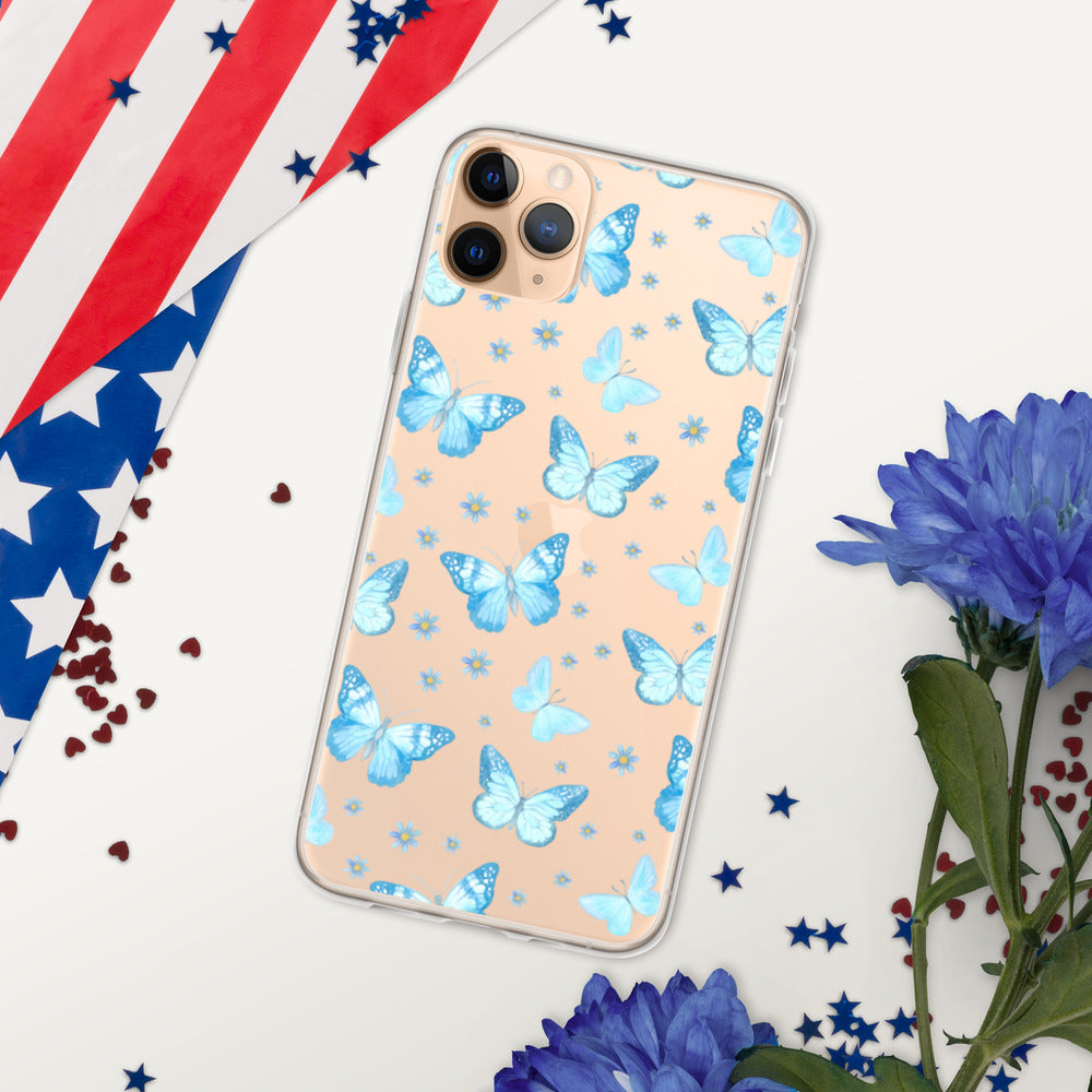 BLUE BUTTERFLIES- iPhone Case
