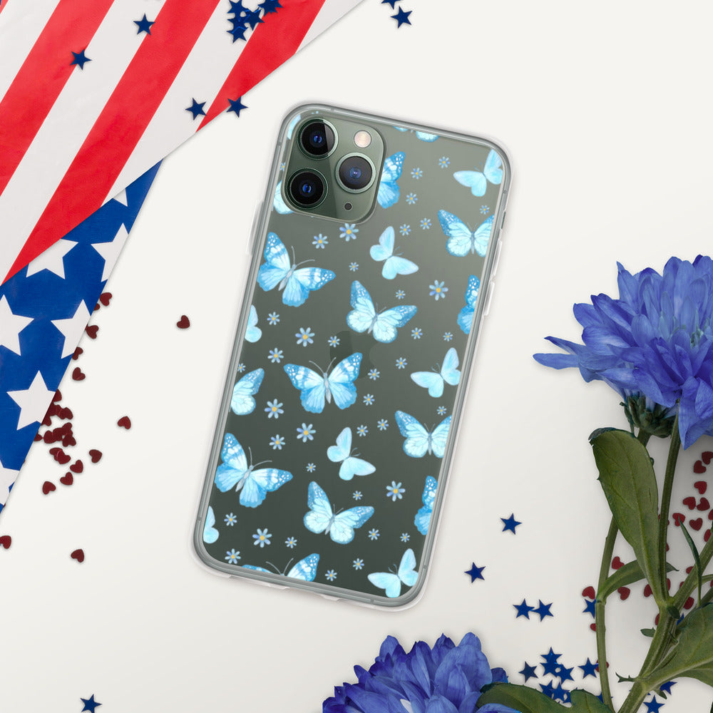 BLUE BUTTERFLIES- iPhone Case