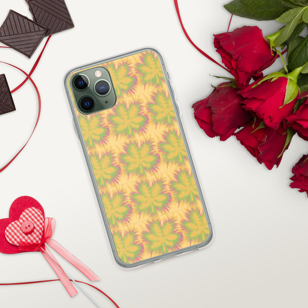 TYE DYE MARIJUANA LEAF- iPhone Case
