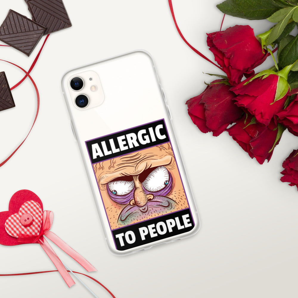 ALLERGIC TO PEOPLE- iPhone Case