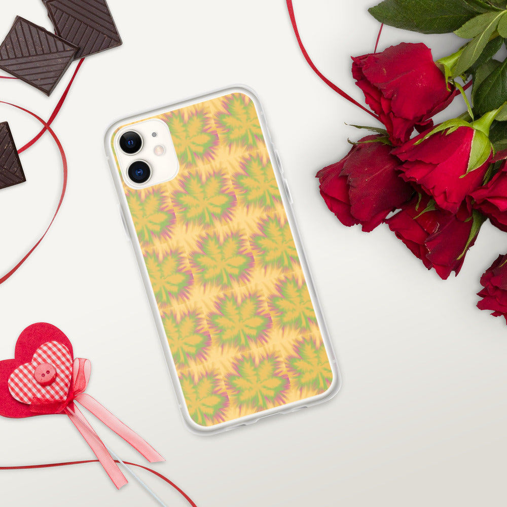 TYE DYE MARIJUANA LEAF- iPhone Case