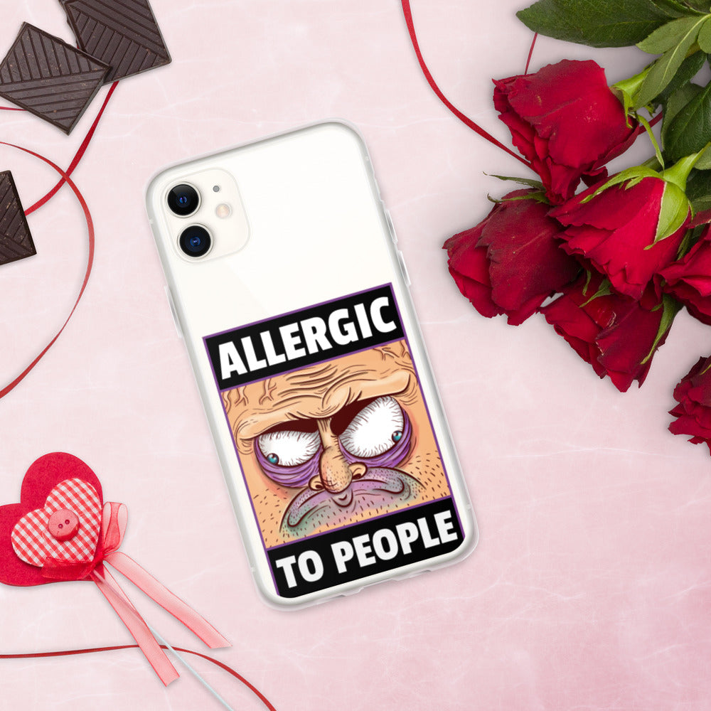 ALLERGIC TO PEOPLE- iPhone Case