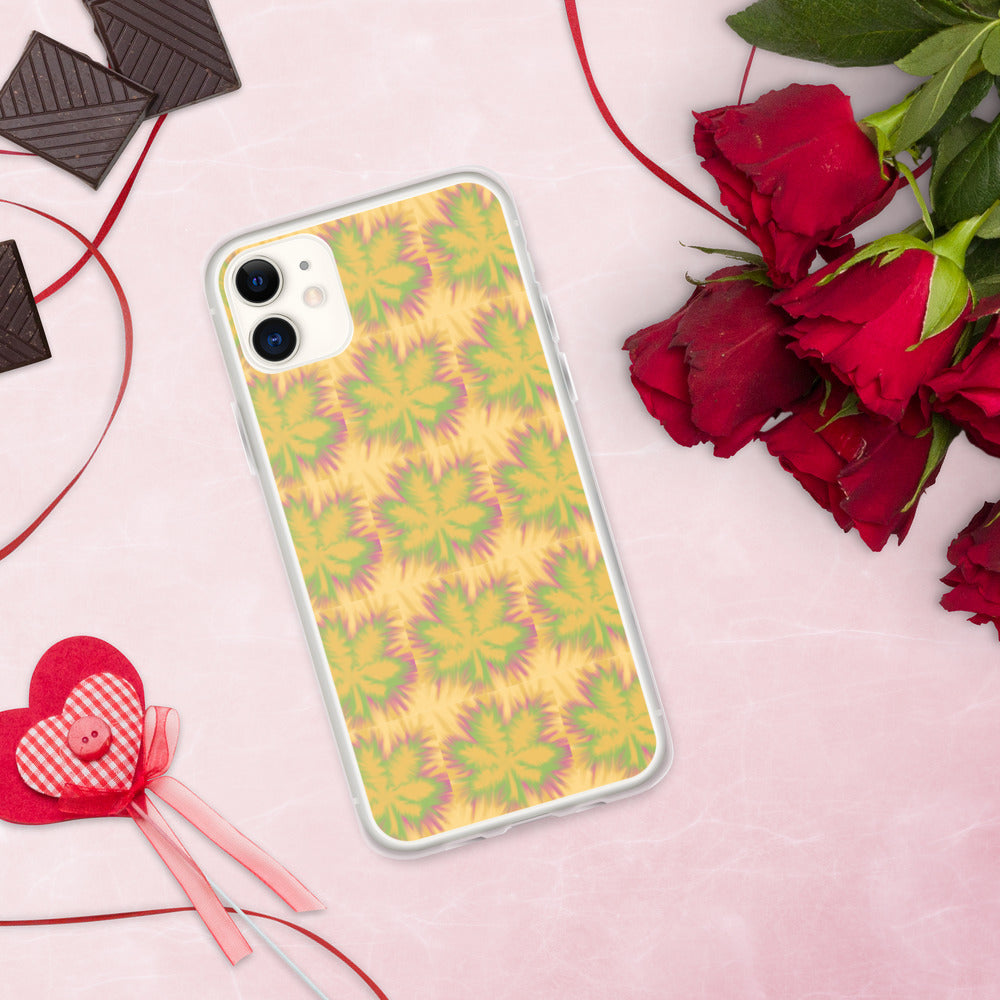 TYE DYE MARIJUANA LEAF- iPhone Case
