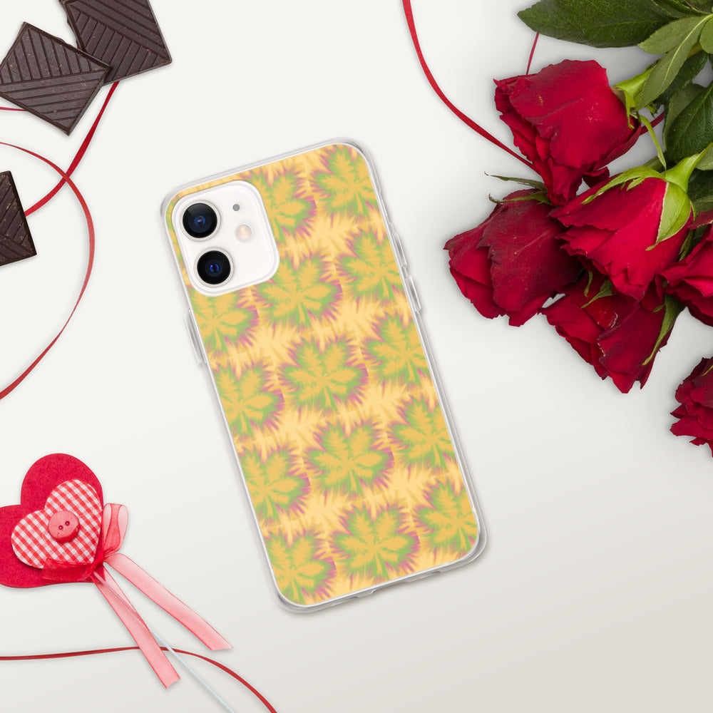 TYE DYE MARIJUANA LEAF- iPhone Case