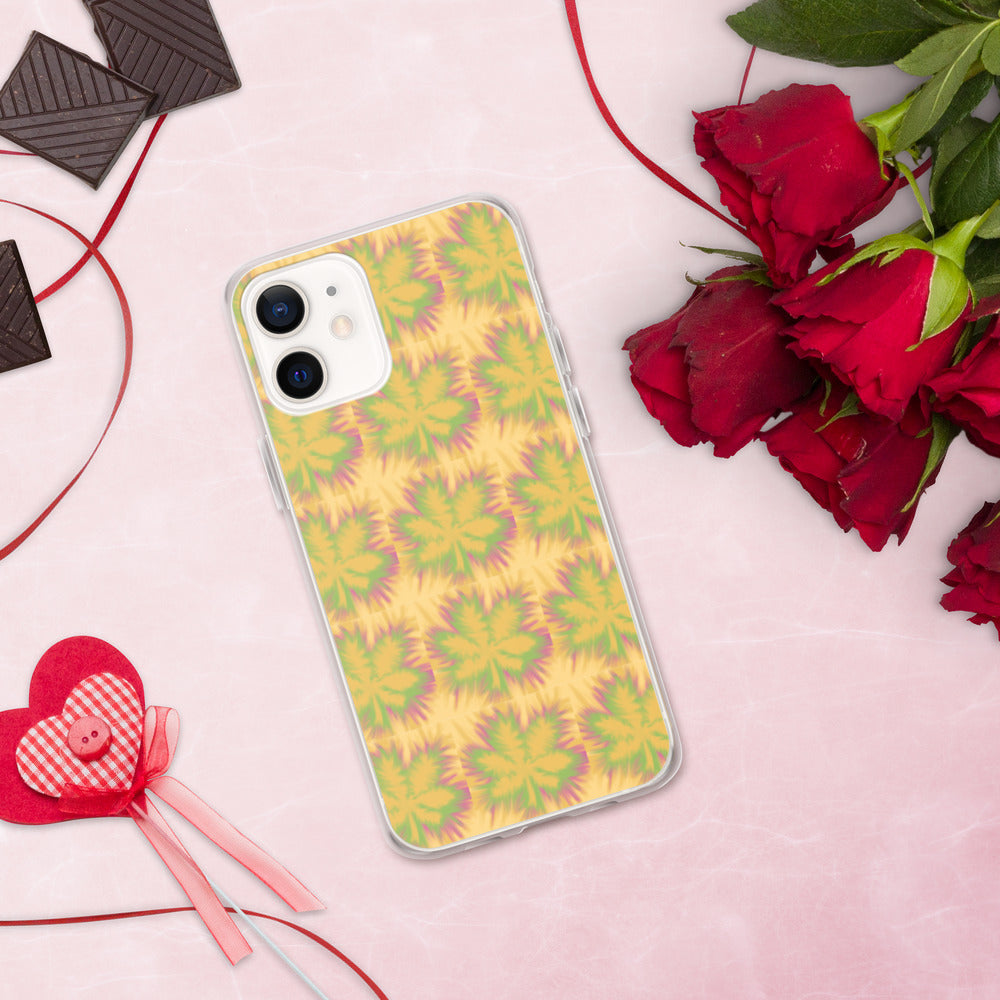 TYE DYE MARIJUANA LEAF- iPhone Case