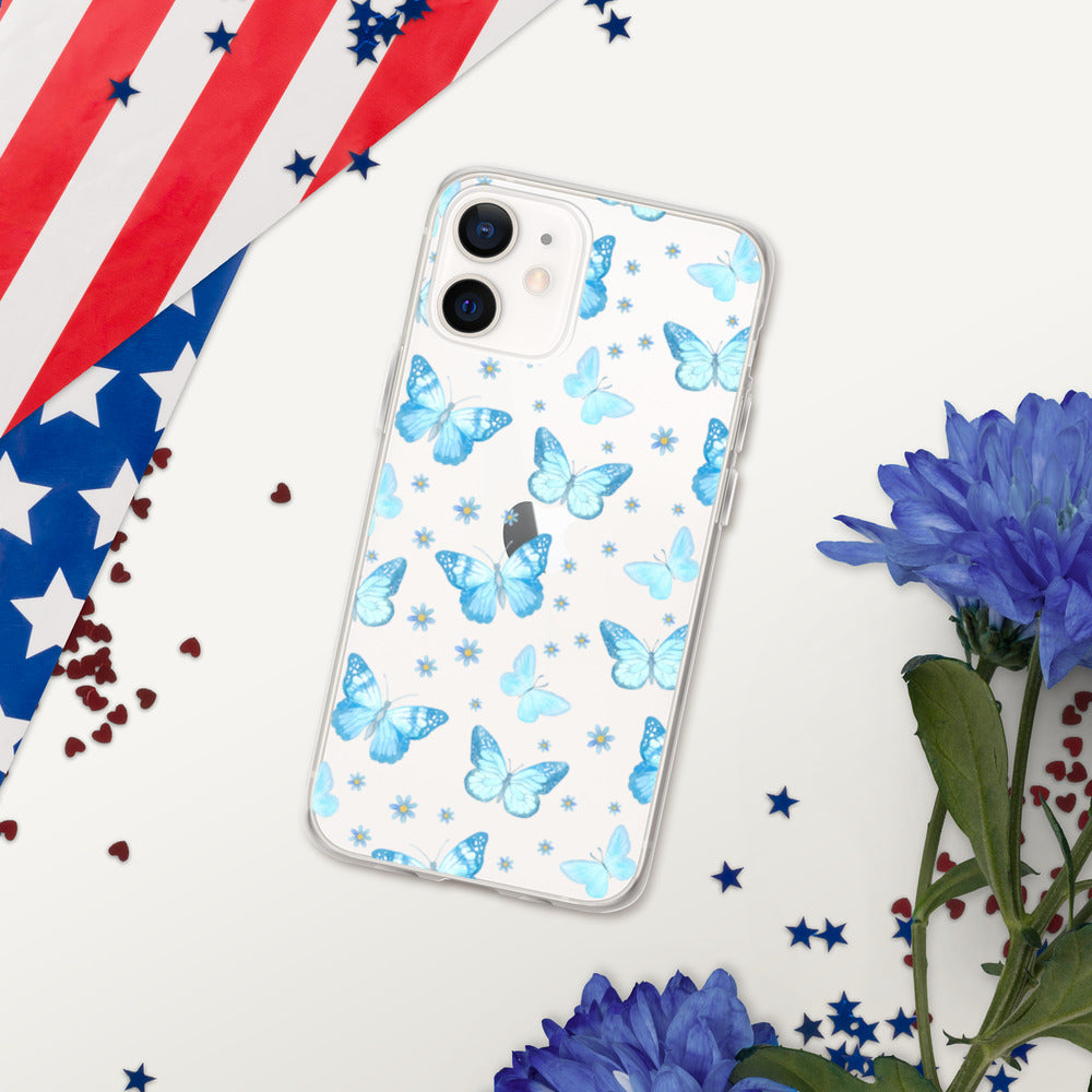 BLUE BUTTERFLIES- iPhone Case