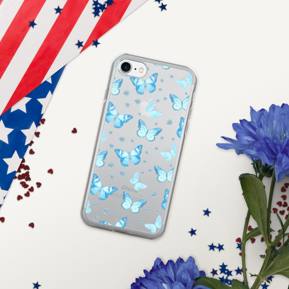BLUE BUTTERFLIES- iPhone Case