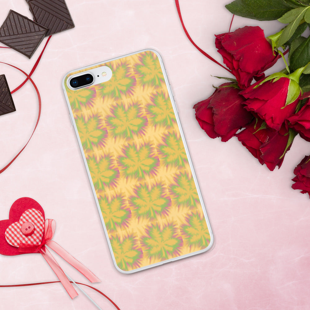 TYE DYE MARIJUANA LEAF- iPhone Case