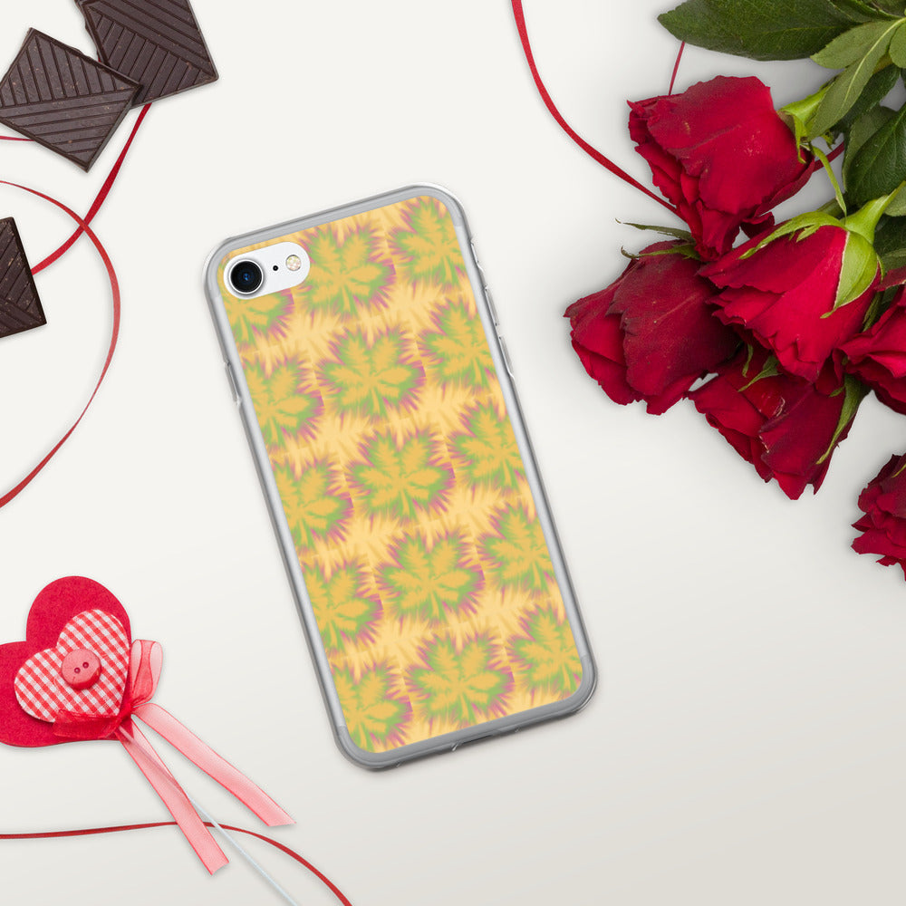 TYE DYE MARIJUANA LEAF- iPhone Case