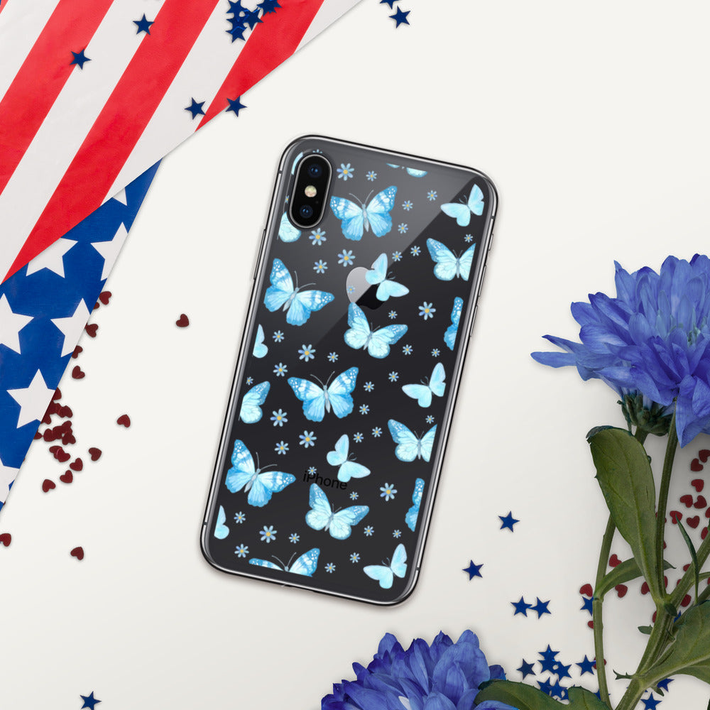 BLUE BUTTERFLIES- iPhone Case