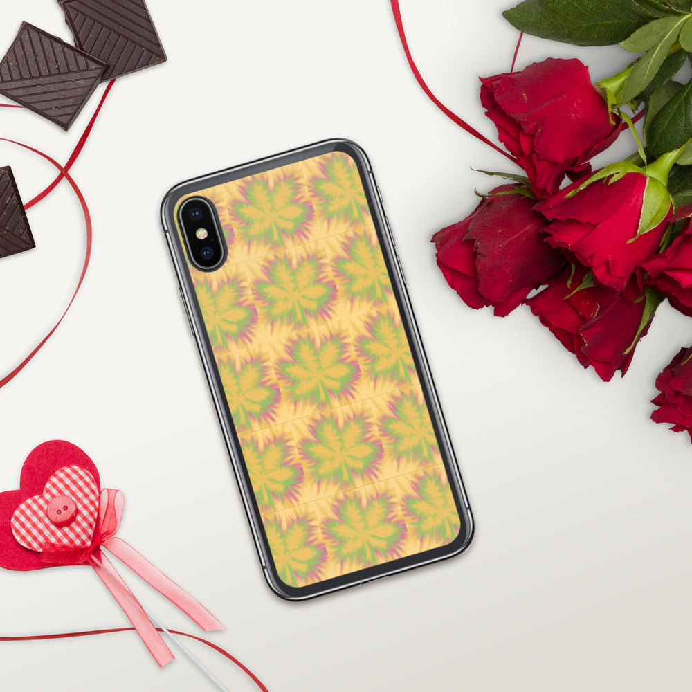 TYE DYE MARIJUANA LEAF- iPhone Case