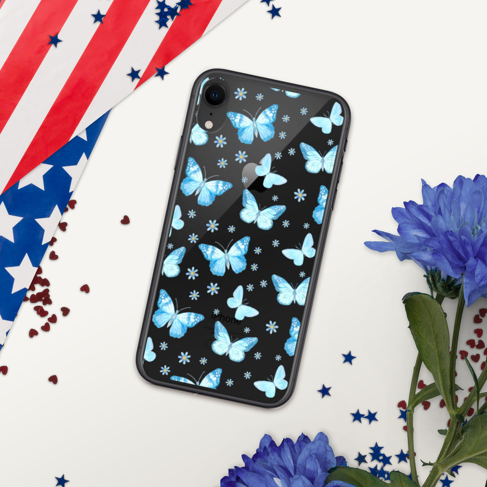 BLUE BUTTERFLIES- iPhone Case