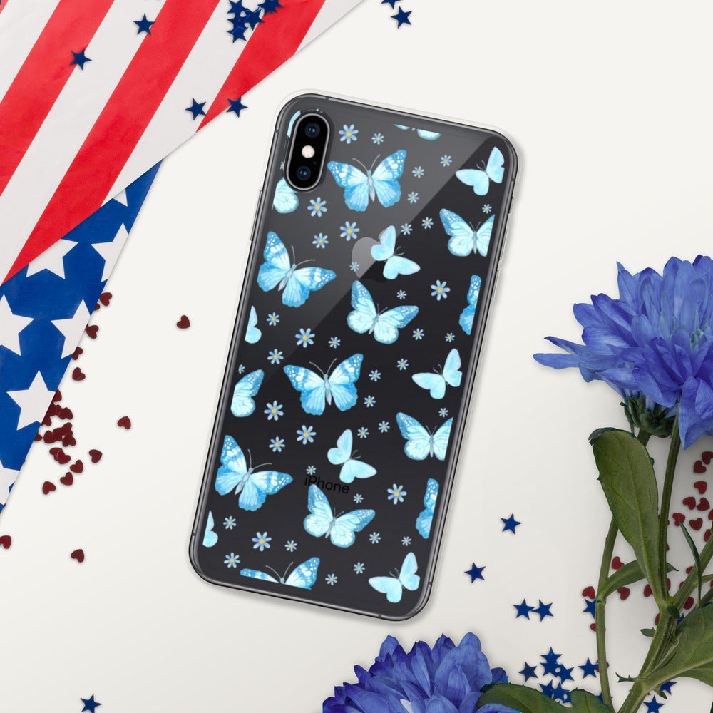 BLUE BUTTERFLIES- iPhone Case