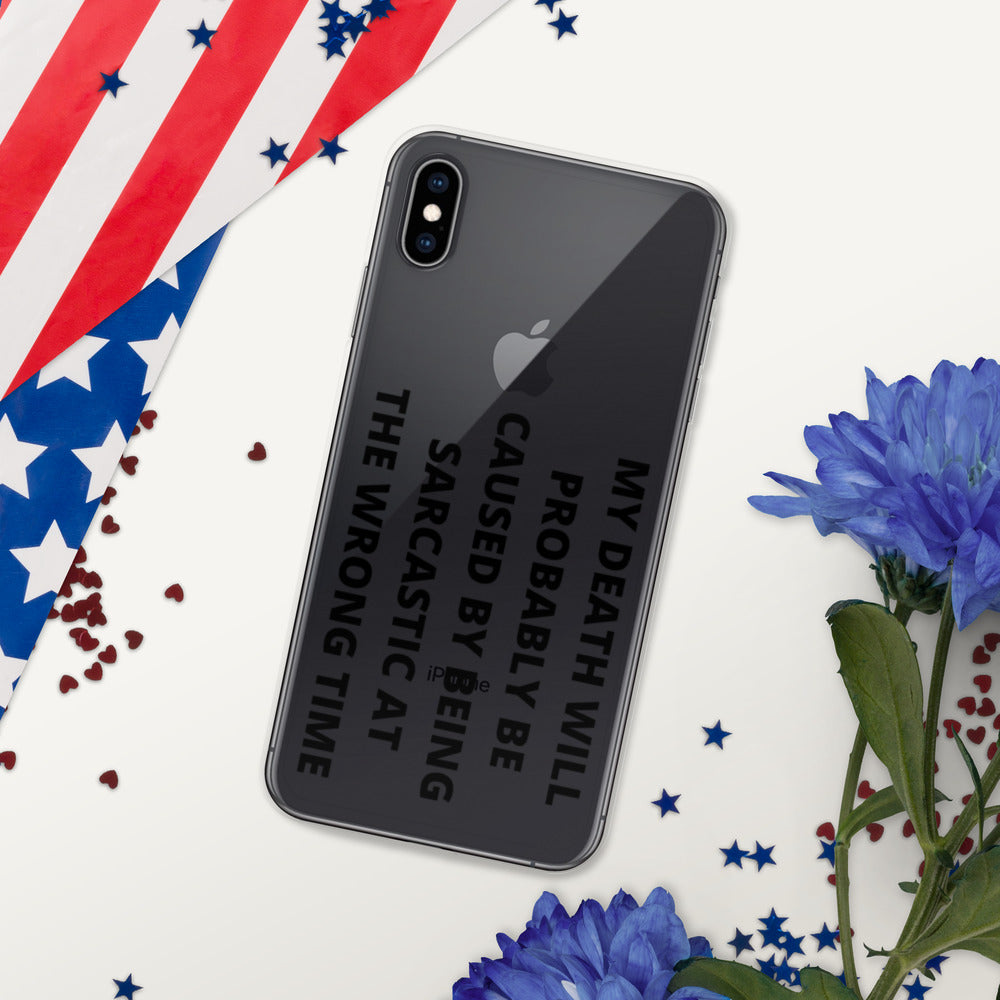 SARCASTIC DEATH- iPhone Case