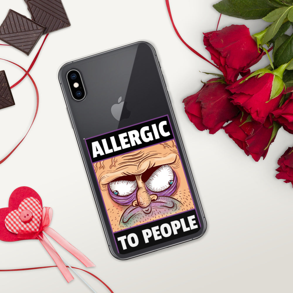 ALLERGIC TO PEOPLE- iPhone Case