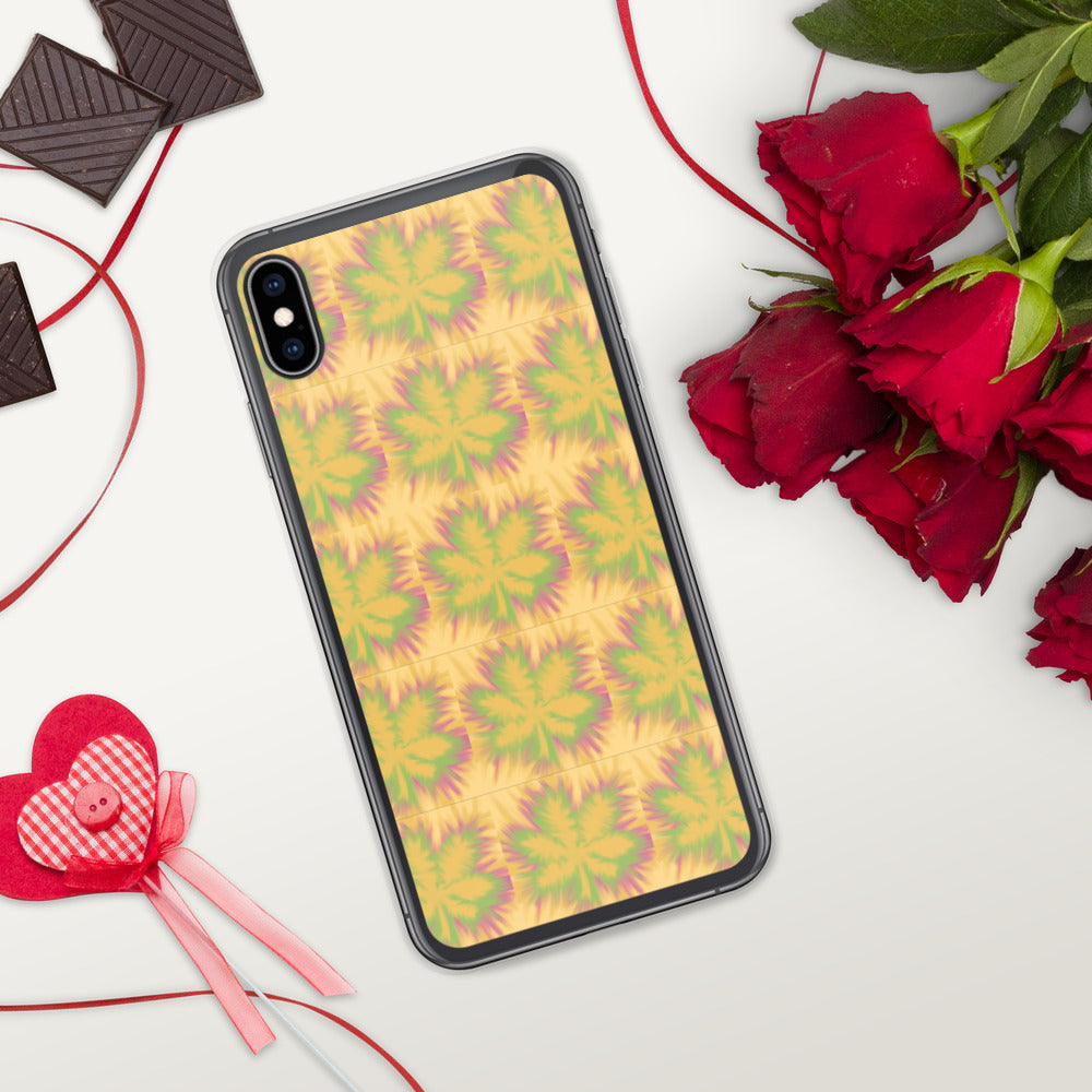 TYE DYE MARIJUANA LEAF- iPhone Case