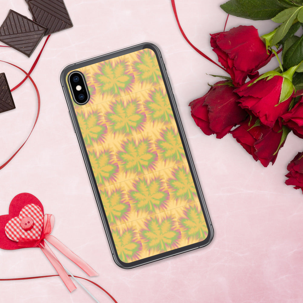 TYE DYE MARIJUANA LEAF- iPhone Case