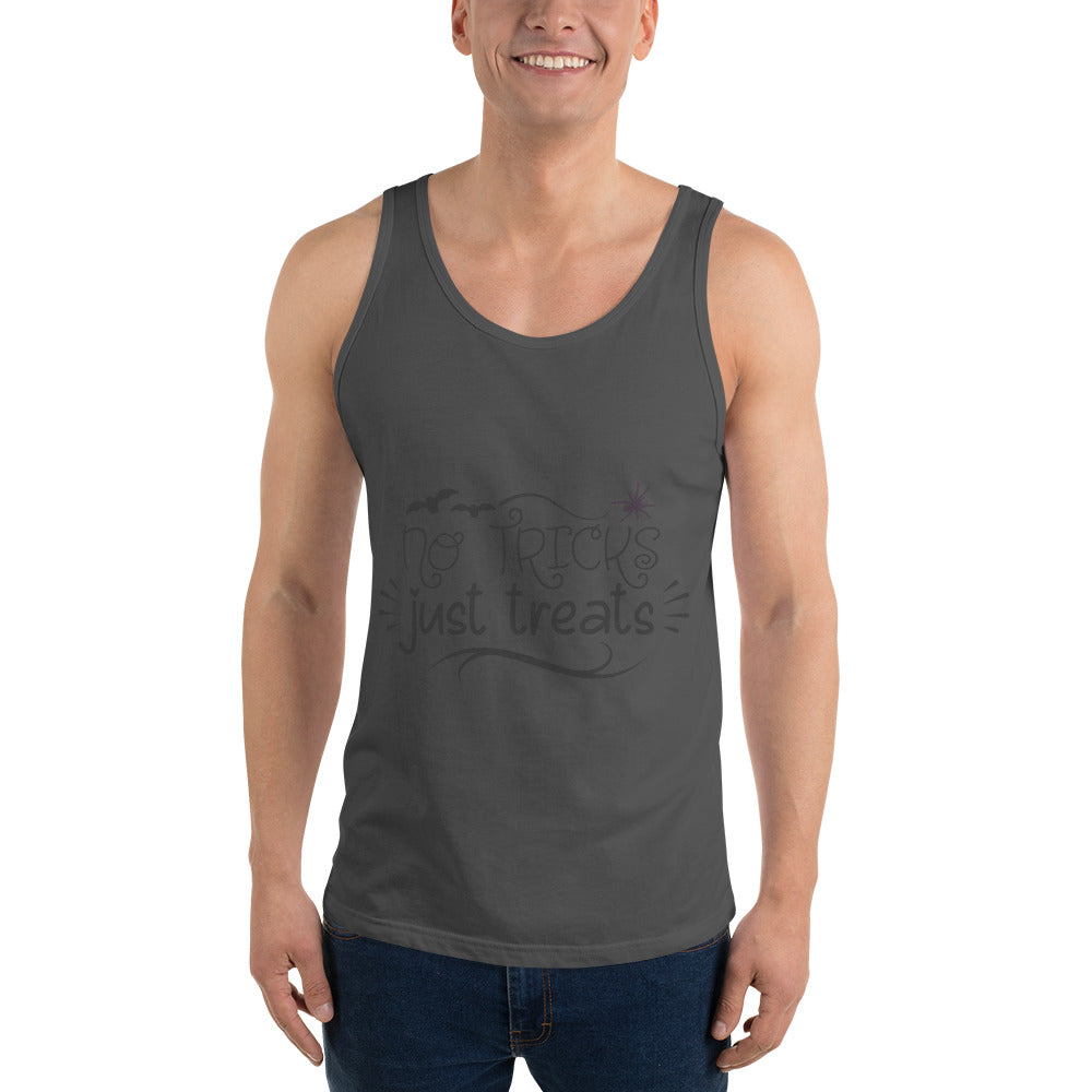 NO TRICKS, JUST TREATS- Unisex Tank Top