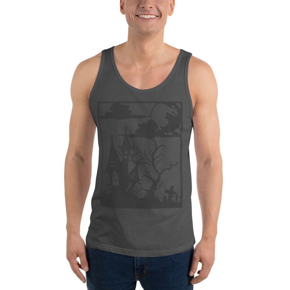 HAUNTED HOUSE- Unisex Tank Top