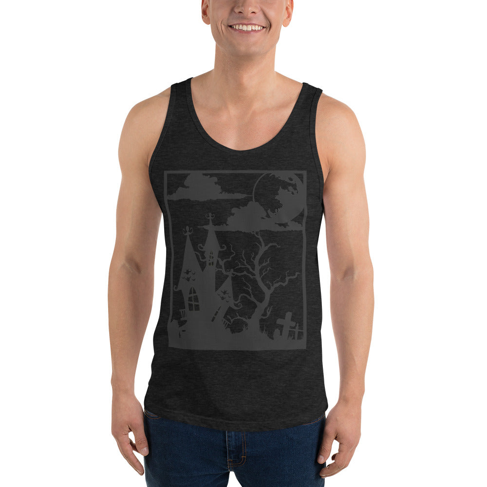 HAUNTED HOUSE- Unisex Tank Top