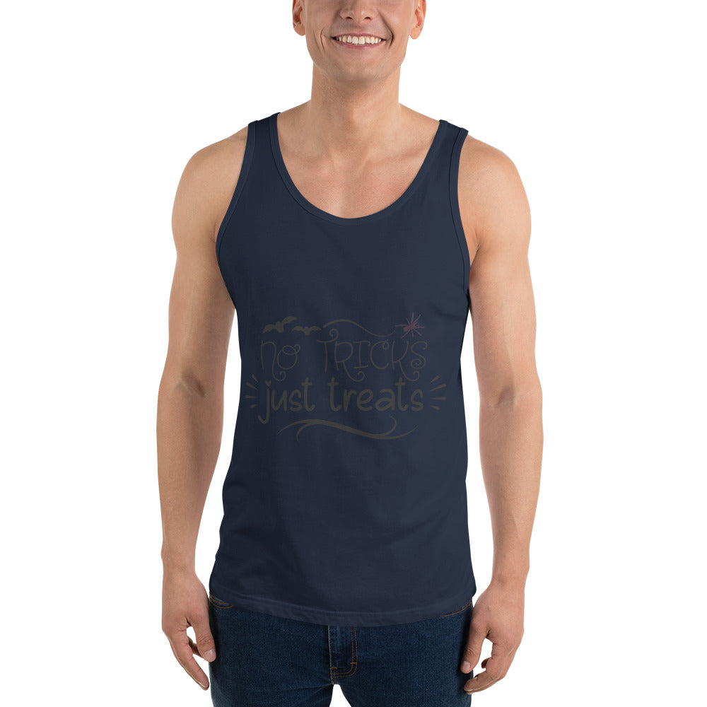 NO TRICKS, JUST TREATS- Unisex Tank Top