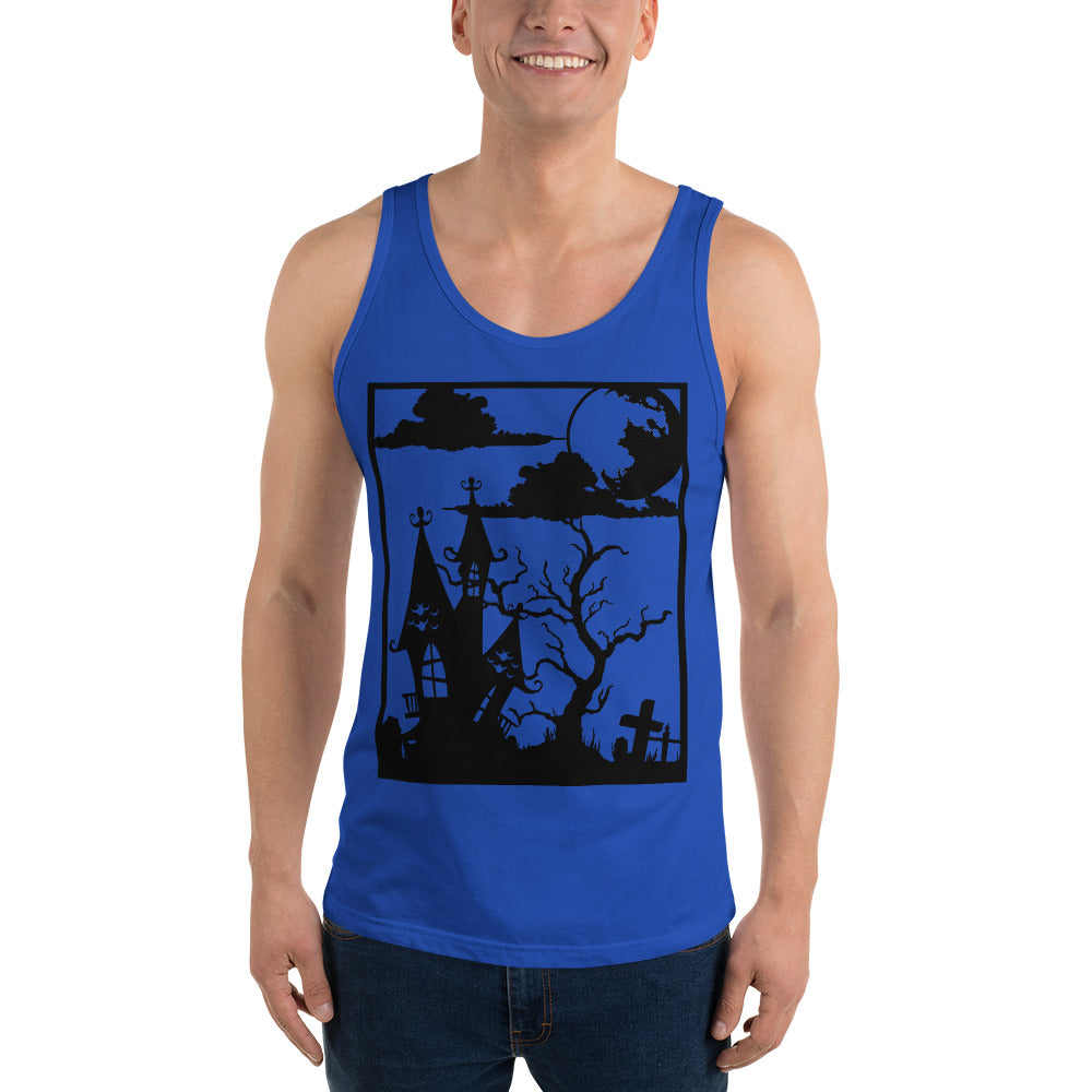 HAUNTED HOUSE- Unisex Tank Top