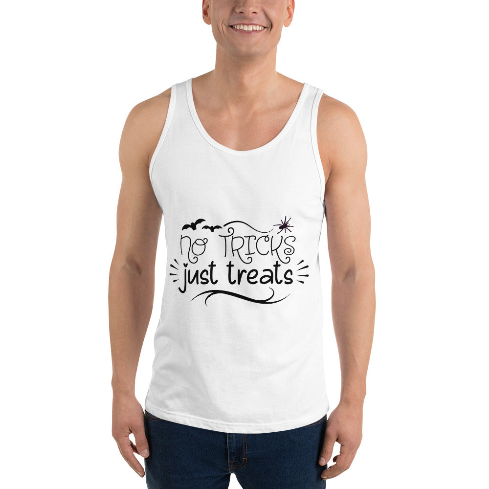 NO TRICKS, JUST TREATS- Unisex Tank Top