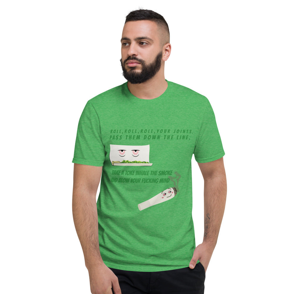 ROLL YOUR JOINT- Unisex Short-Sleeve T-Shirt