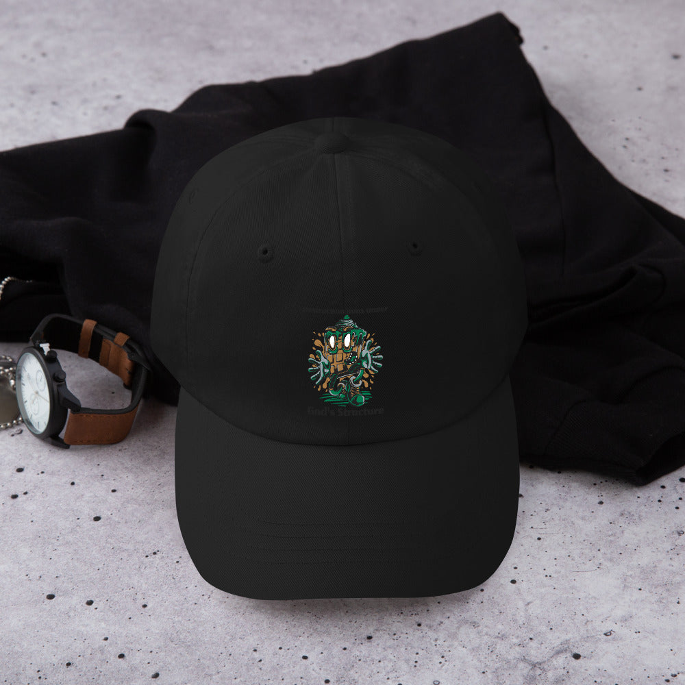 DESTRUCTION RUNS UNDER GODS STRUCTURE- Dad hat
