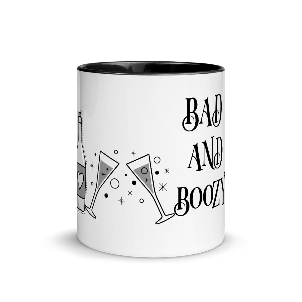 BAD AND BOOZY- Mug with Color Inside