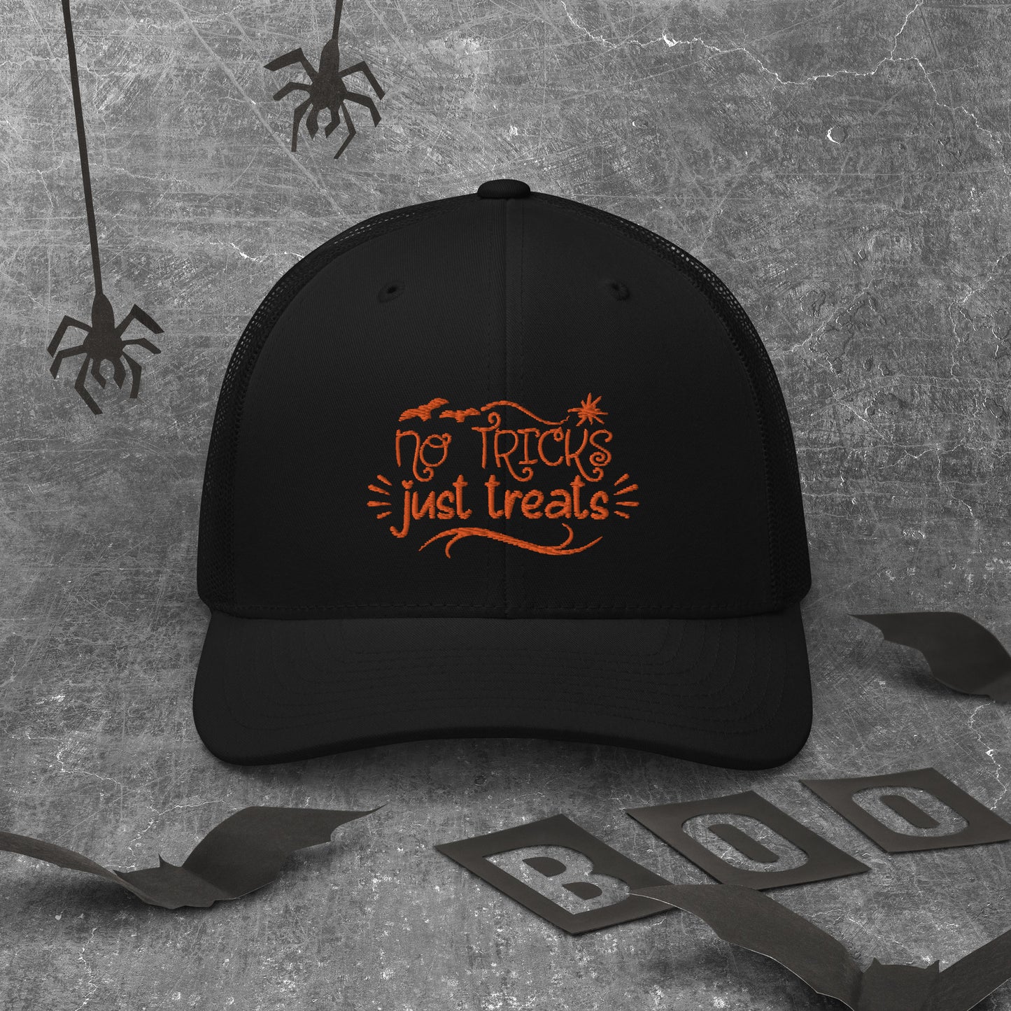 NO TRICKS JUST TREATS- Trucker Cap