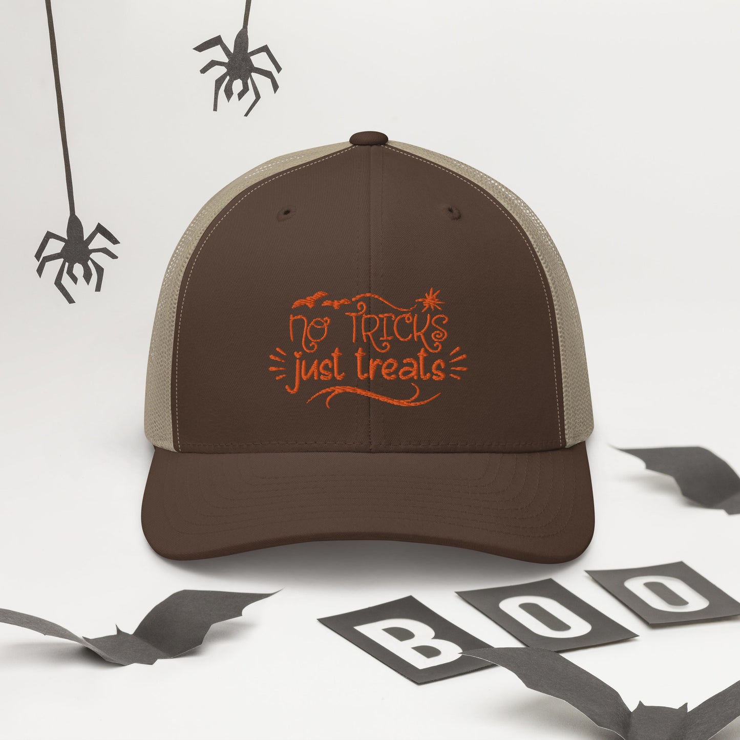 NO TRICKS JUST TREATS- Trucker Cap