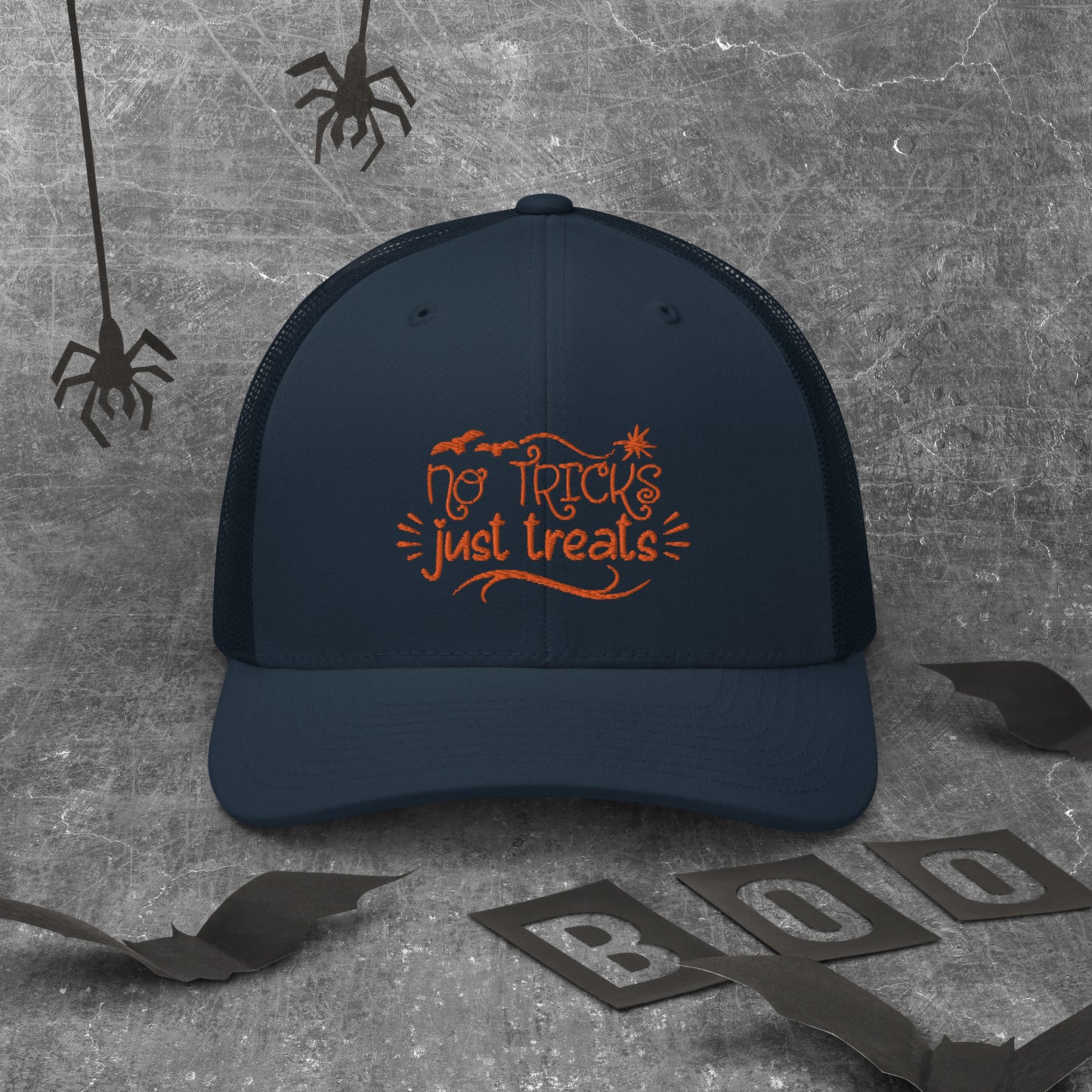 NO TRICKS JUST TREATS- Trucker Cap