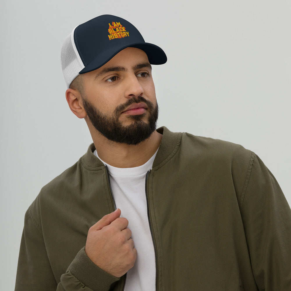 I AM BLACK HISTORY- Trucker Cap