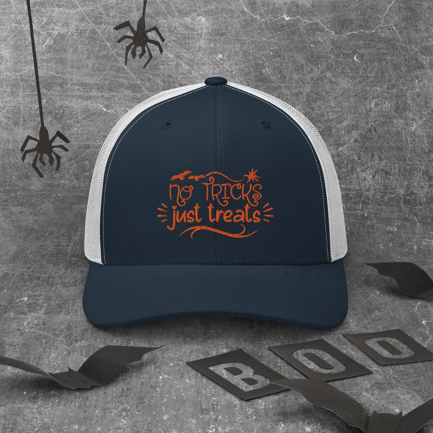 NO TRICKS JUST TREATS- Trucker Cap