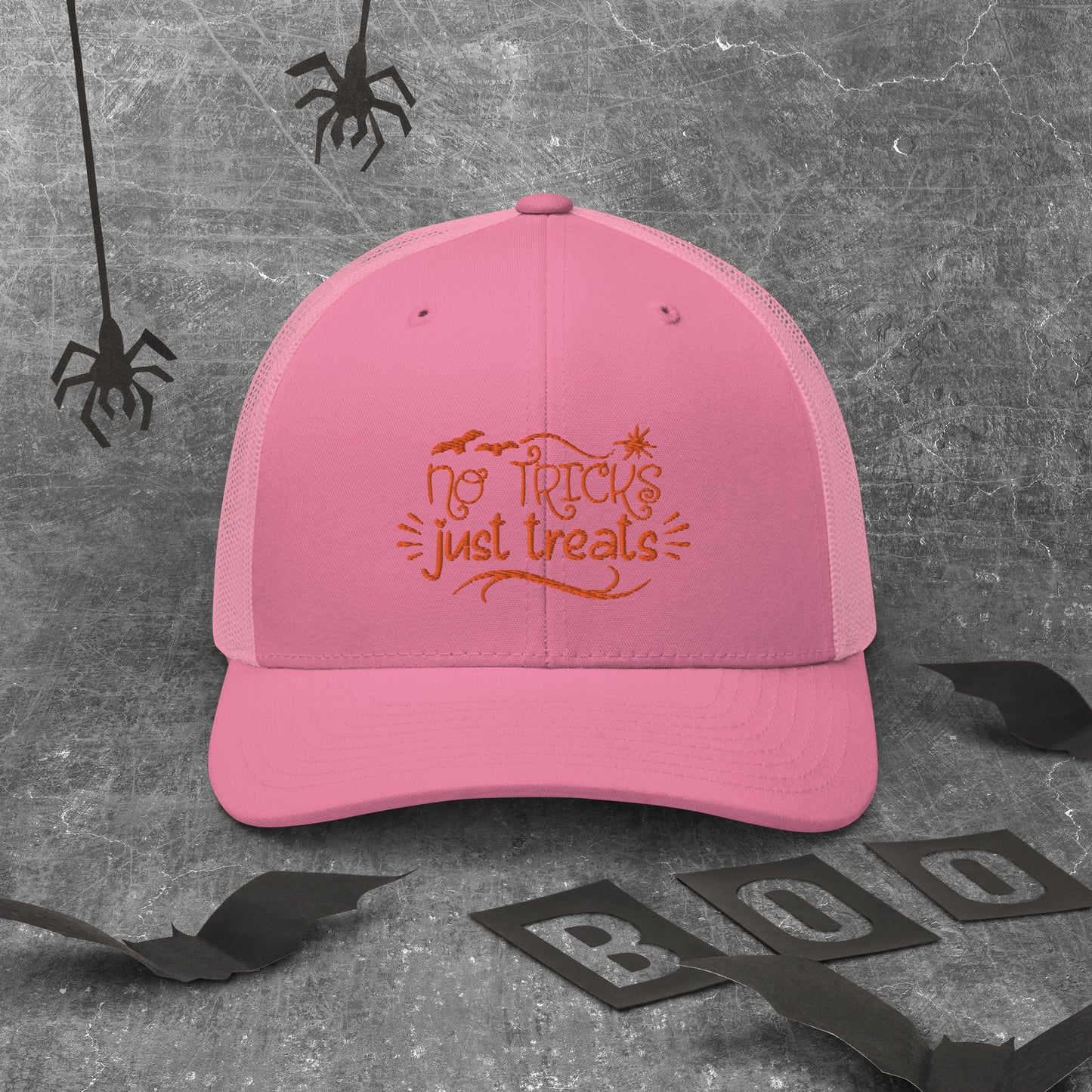 NO TRICKS JUST TREATS- Trucker Cap