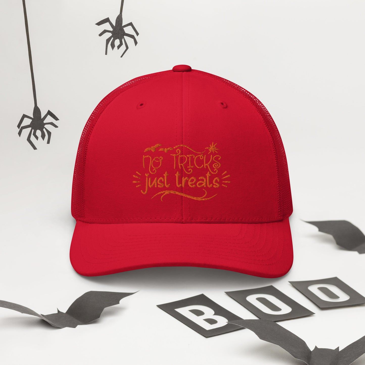 NO TRICKS JUST TREATS- Trucker Cap