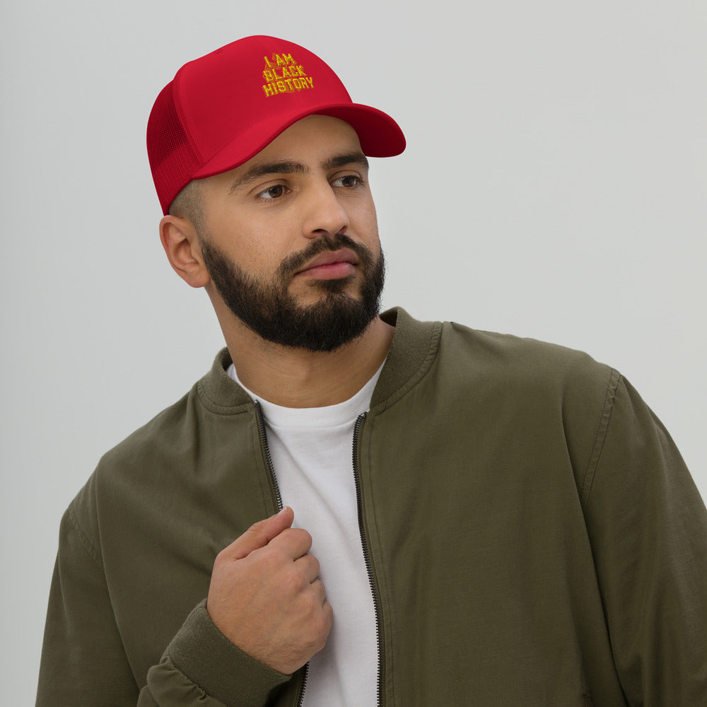 I AM BLACK HISTORY- Trucker Cap