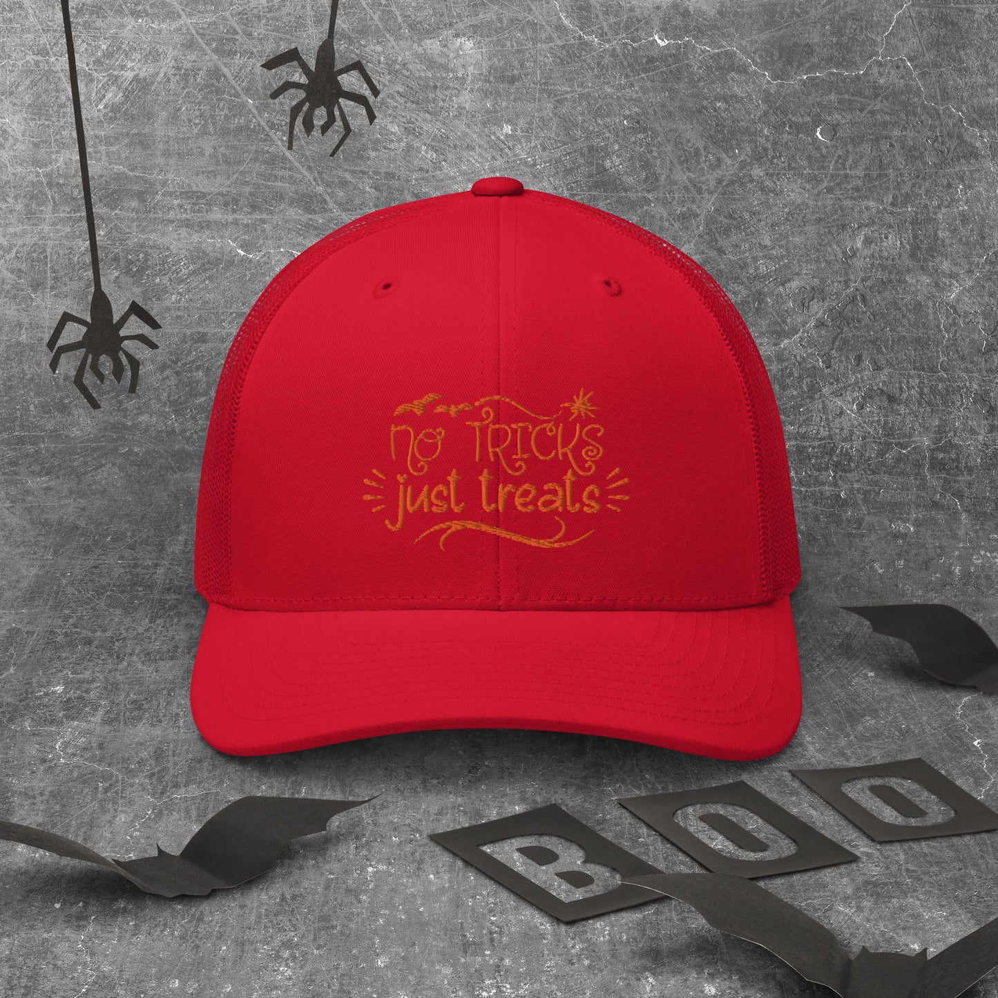 NO TRICKS JUST TREATS- Trucker Cap