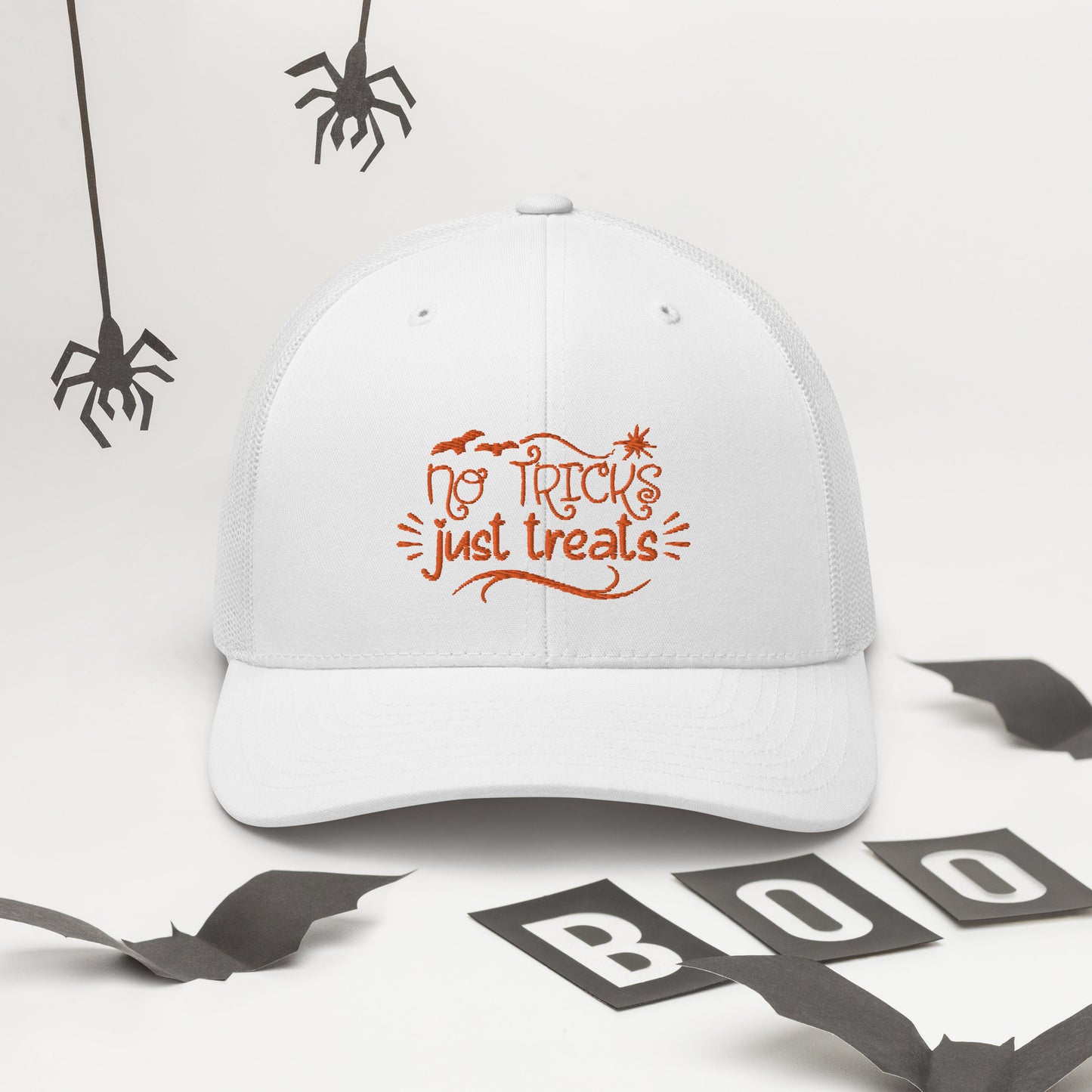 NO TRICKS JUST TREATS- Trucker Cap