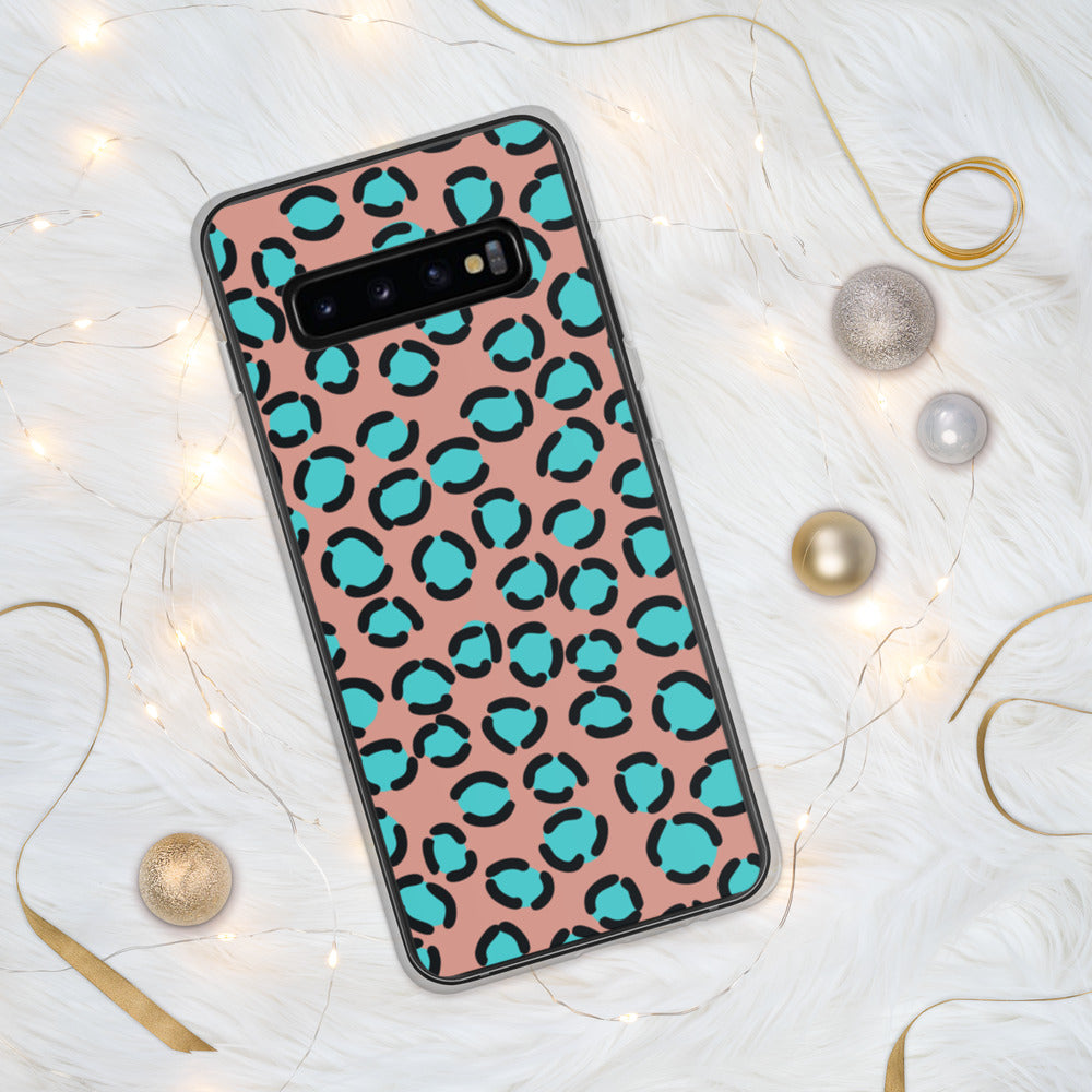 BLUE SPOT LEOPARD- Samsung Case