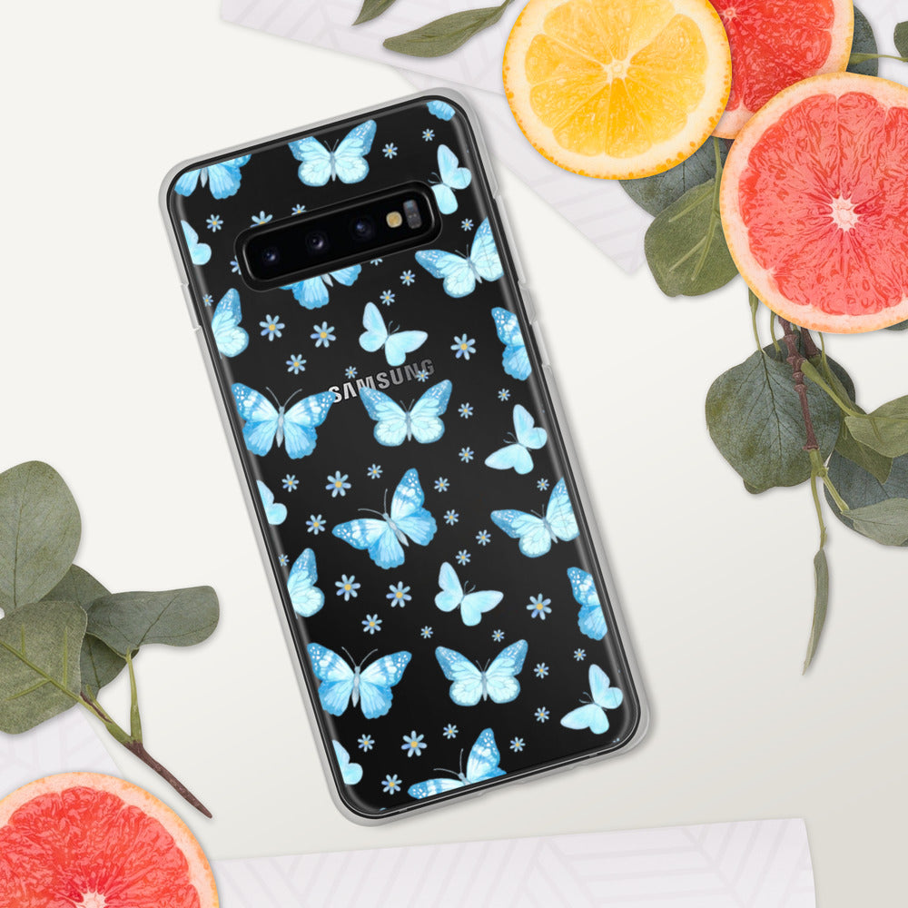 BLUE BUTTERFLIES- Samsung Case