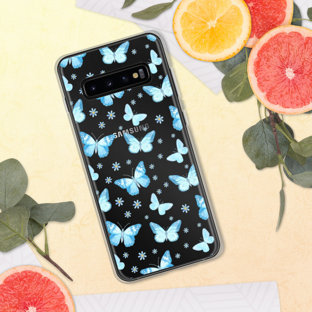 BLUE BUTTERFLIES- Samsung Case