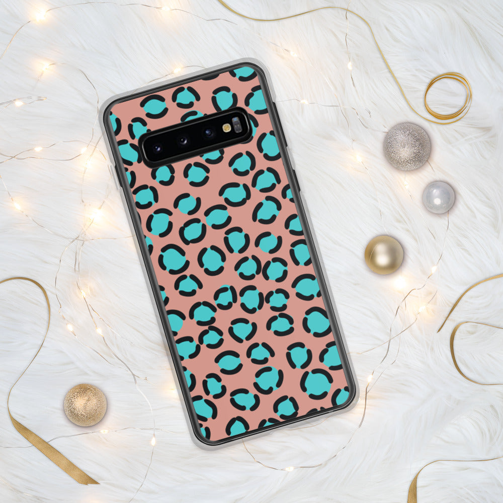 BLUE SPOT LEOPARD- Samsung Case