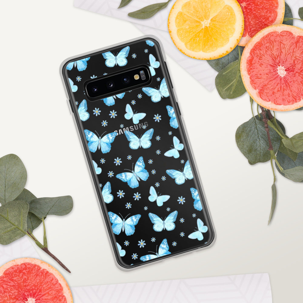 BLUE BUTTERFLIES- Samsung Case