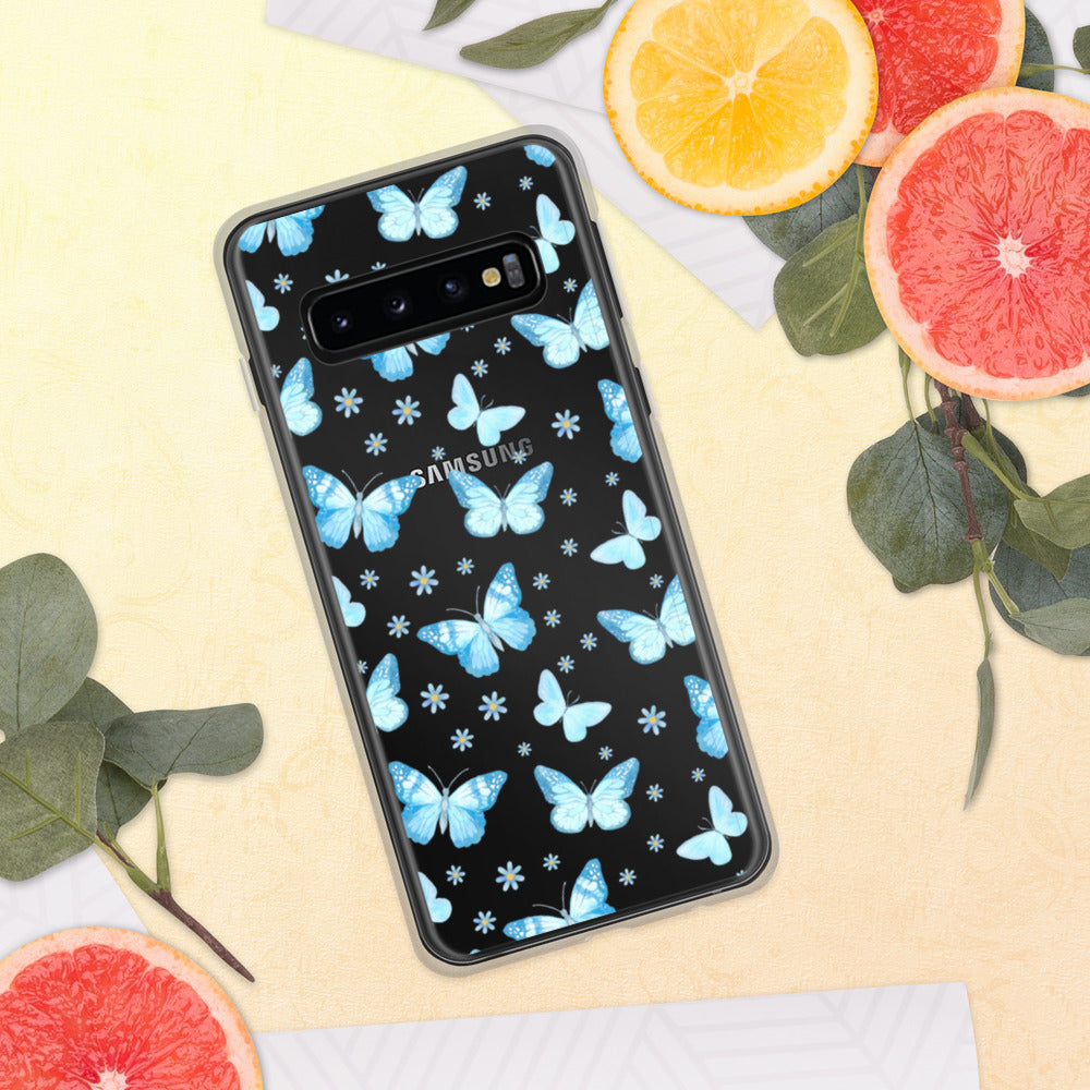 BLUE BUTTERFLIES- Samsung Case